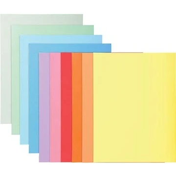 Afbeelding van Exacompta dossiermap Super 180, voor ft A4, pak van 100 stuks, 10 geassorteerde kleuren