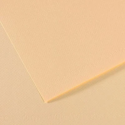 Afbeelding van Canson Mi gekleurd papier, gekleurde cellulose, 160 g/m², beige (ivoor 111), 21 x 29,11, 25 stuks