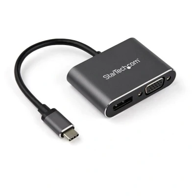Afbeelding van StarTech.com USB C multiport video adapter DisplayPort of VGA 4K 60Hz