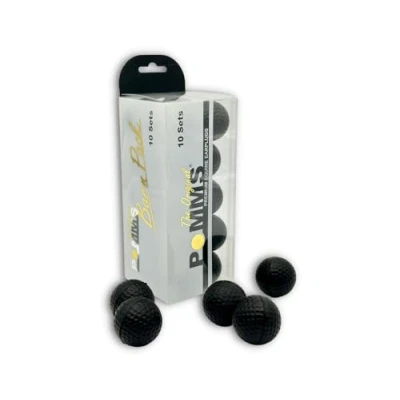Afbeelding van LeMieux Pomms ear plugs Barn Pack Black 10 paar Zwart Vliegenmuts paard