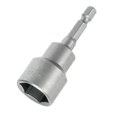 Afbeelding van SENRISE HA1677P Moer Driver Socket 1 STKS 17mm 1/4 &quot;Hex Shank Bit Magnetische Setter voor Boren, en Impact Adapter