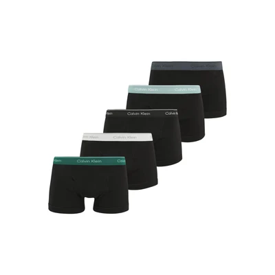 Afbeelding van Calvin Klein Underwear Trunk 5 PACK Boxerbriefs, Heren, Maat: Small, Black bodies ink/zoni beach/turf
