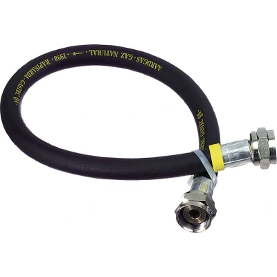 Afbeelding van Diversen Fib0014 Gasslang 80 Cm Aluminium Koppeling