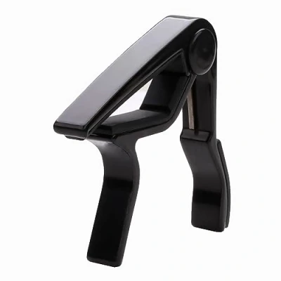 Afbeelding van ukelele Capo, klem, clip, palissanderkleur, voor sopraan, concert, tenor, bariton professionele capo (zwart)