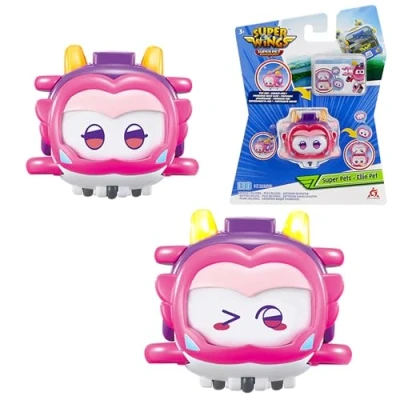Afbeelding van Super Wings Pet Ellie speelgoed met fonkelende lichteffecten, voor jongens en meisjes van 3 tot 8 jaar, meerkleurig, 5 cm