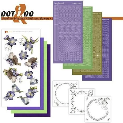 Afbeelding van Dot and Do 32 Vogels en bloemen