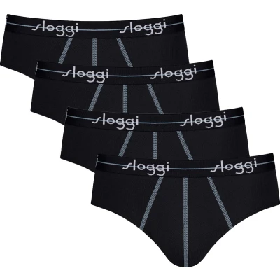 Afbeelding van Sloggi 4 PACK Start Slip, Heren, Maat: XL, Schwarz