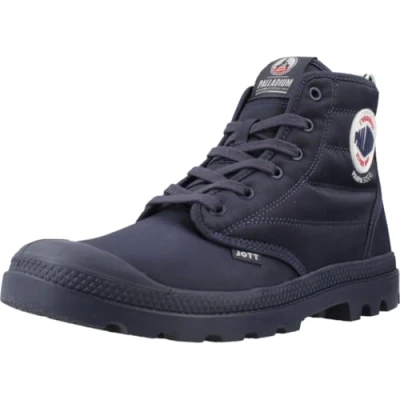 Afbeelding van Palladium Uniseks Pampa Enkellaars, Blauw, 44 EU