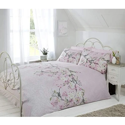 Afbeelding van Vintage Art Dekbedovertrek Eloise Roze Tweepersoons 200x200 cm