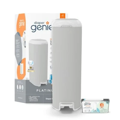 Afbeelding van Diaper Genie Platinum Pail, Grijs