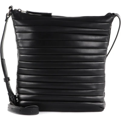 Afbeelding van FREDsBRUDER Leren Schoudertas Tabily Hobo Bag Black Zwart