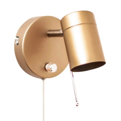 Afbeelding van By Rydéns Wandlamp Correct goud 4300190 6501