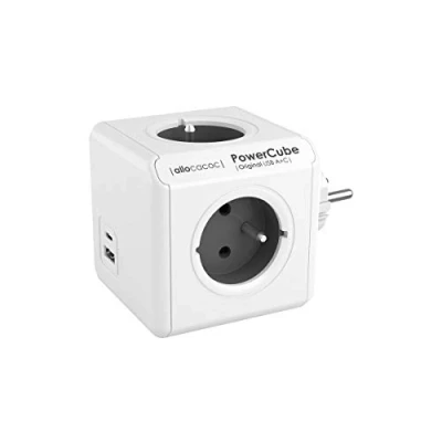 Afbeelding van Allocacoc PowerCube® Original USB A+C Type E (Belgium/France)