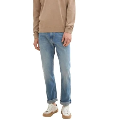 Afbeelding van TOM TAILOR Josh Regular Slim Jeans voor heren, 10112 Clean Light Stone Blue Denim, 30W x 34L