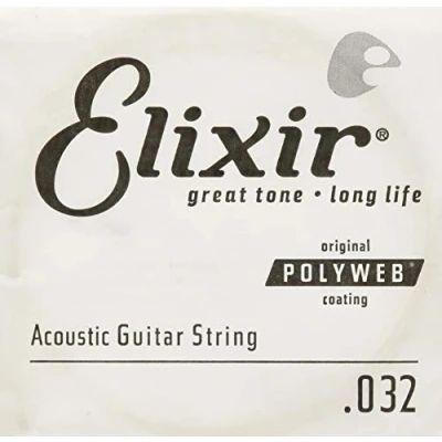 Afbeelding van Elixir® Strings 80/20 bronzen losse snaar voor akoestische gitaar met POLYWEB® Coating (.032)