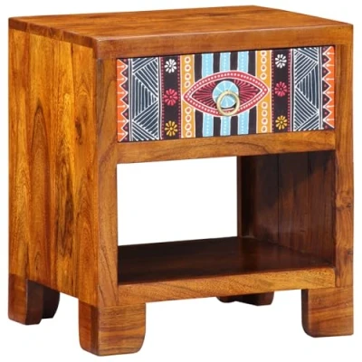 Afbeelding van vidaXL Zijkast 40x35x45 cm Massief Acaciahout