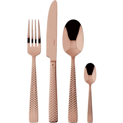 Afbeelding van Bestekset Sambonet Cortina PVD Copper (24 Delig)