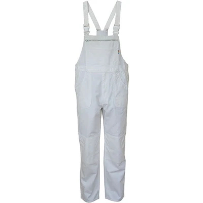 Afbeelding van Carson Classic Workwear &#039;Outdoor Bib Pants&#039; Tuinbroek/Overall Wit 44