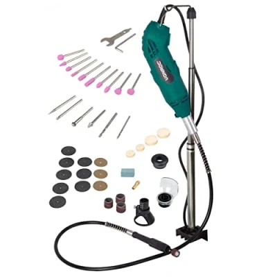 Afbeelding van VONROC Roterende multitool 160W met flexibele as Incl. 40 accessoires