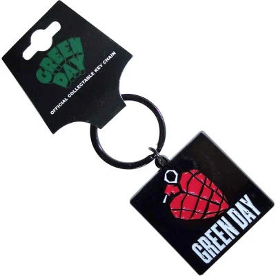 Afbeelding van Green Day Grenade Logo Sleutelhanger