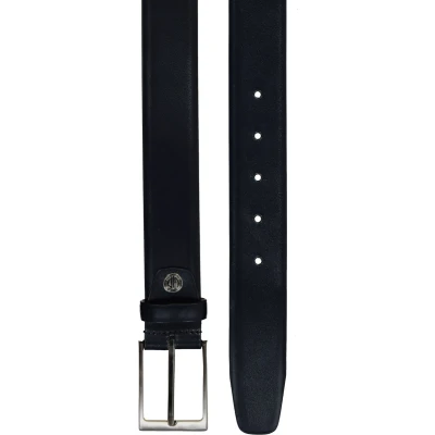 Afbeelding van LINDENMANN leren heren riem marine blauw