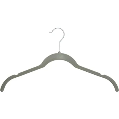 Afbeelding van Amazon Basics fluwelen hemd/kledinghangers, verpakking van 30 stuks, grijs