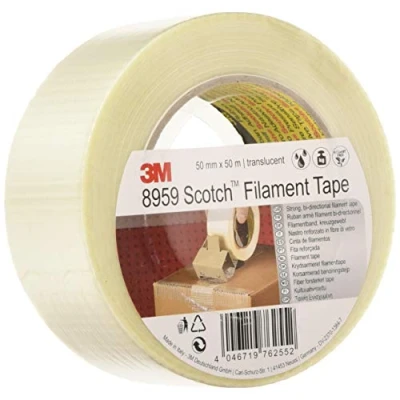 Afbeelding van Scotch 8959 5856464 Filament tape Transparant (l x b) 50 m mm 1 stuk(s)