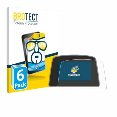 Afbeelding van BROTECT Screenprotector voor PowaKaddy C2i Folie Beschermfolie transparant (6 Stuks)