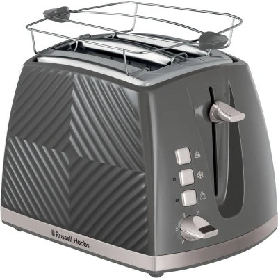 Afbeelding van Russell Hobbs Groove Broodrooster Grijs 26392 56
