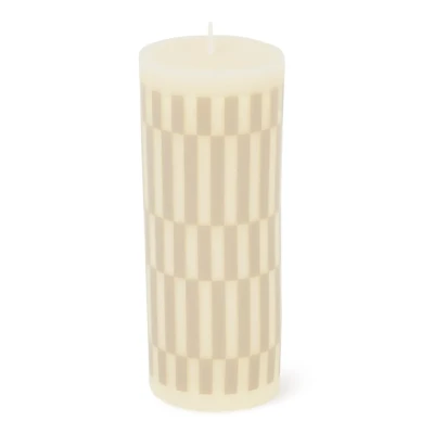 Afbeelding van Hay Column Kaars Small Cream And Sand