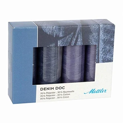 Afbeelding van Mettler Doc No.75 Kit Draadpakket, Denim Blauw