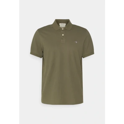 Afbeelding van GANT REG Shield Poloshirt, Heren, Maat: Small, Juniper green