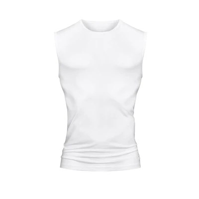 Afbeelding van mey Tanktop Serie Network Pyjamashirt, Heren, Maat: 50, Weiss