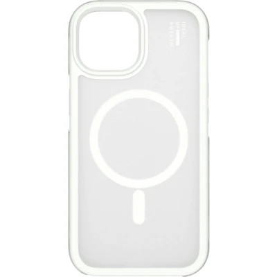 Afbeelding van Apple iPhone 15 MagSafe Hoesje Gerecycled kunststof iDeal of Sweden Hardcase/Backcover Wit Telefoonhoesje Shockproof/Valbescherming