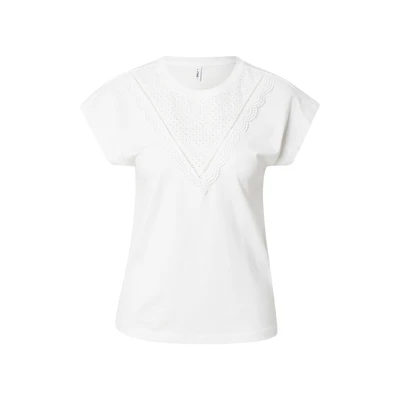 Afbeelding van ONLY top wit broderie