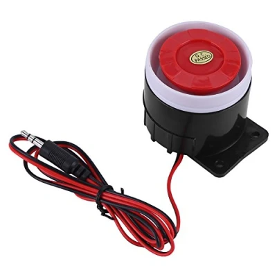 Afbeelding van DC 12V bekabelde mini hoornsirene 110dB huisbeveiliging geluidsalarmsysteem