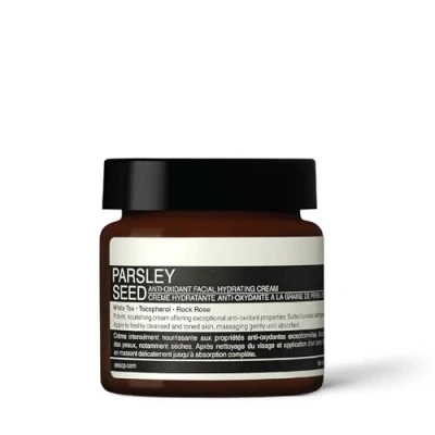 Afbeelding van Aesop Parsley Seed Anti Oxidant Facial Hydrating Cream dag en nachtcrème 60 ml