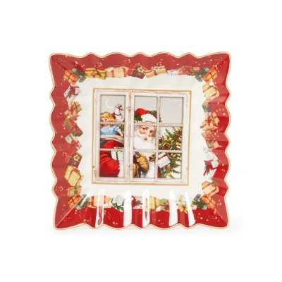 Afbeelding van Villeroy &amp; Boch Serveerschaal Toy&#039;s Fantasy Santa 23 x cm