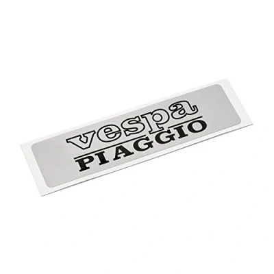 Afbeelding van Stickers zilver Piaggio Vespa