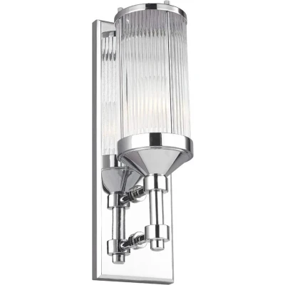 Afbeelding van Feiss LED Wandlamp Paulson 3W 3000K 300Lm 830 IP44 Dimbaar Chrome