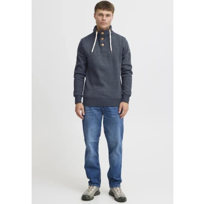 Afbeelding van Solid Sdtriptroyer Sweater, Heren, Maat: XXL, Insignia blue melange