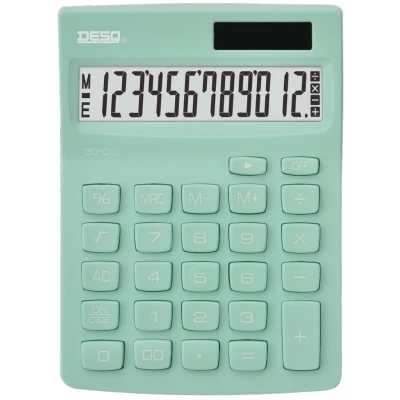 Afbeelding van Desq Bureaurekenmachine New Generation Compact 30100, Groen