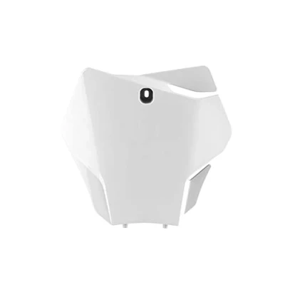 Afbeelding van Polisport Voornummerplaat Gas EC250 EC250F EC300 EC350F MC125 MC250F MC450F 2021 Wit