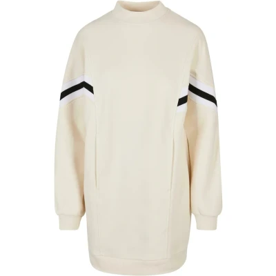 Afbeelding van Urban Classics Oversized College Jurk, Dames, Maat: Large, Whitesand