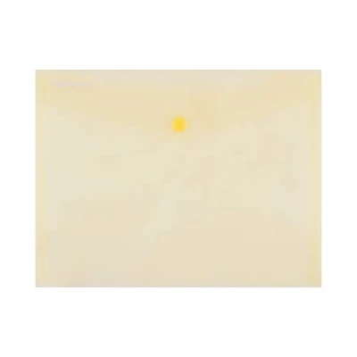 Afbeelding van DONAU 8547001PL 00 Documententas/verzamelmap met drukknop, PP, C5, 180μm, transparant C5 geel