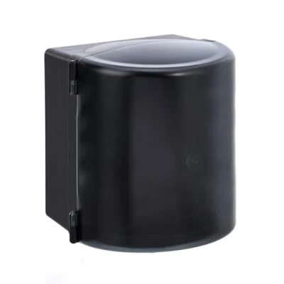 Afbeelding van Amazon Basics Dispenser voor papieren handdoekjes, uittrekbaar uit het midden, 23 x 28,8 22,5 cm (l b h), zwart (voorheen AmazonCommercial)