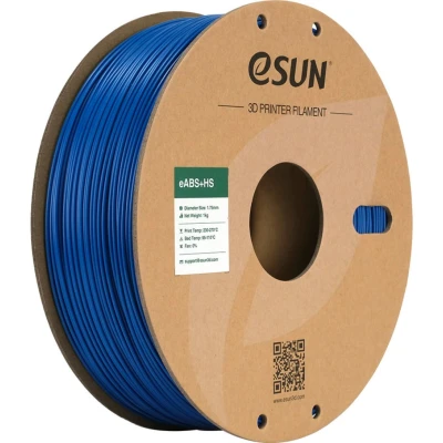 Afbeelding van eSUN ABS+ Filament 1.75mm, eABS+HS Hoge Snelheid 3D Printer ABS Plus, Maatnauwkeurigheid +/ 0.03mm, 1KG Spoel (2.2 LBS) voor Snel Printen (Blauw, 1KG)