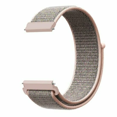 Afbeelding van Garmin Approach S12 / S40 S42 Sport Loop nylon bandje Zand roze