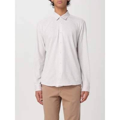 Afbeelding van Patterned Cotton Blend Shirt with Long Sleeves and Button Closure