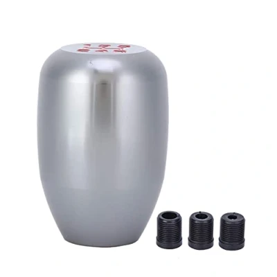 Afbeelding van Fydun Manopola Pomello Cambio Auto 5 Marce Leva Universale con 3 Aadattatori 8/10 / 12mm(Titanio)